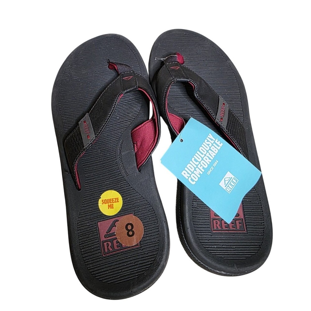Reef Mens 8 Santa Ana Summer Beach Holiday Sliders Sandals Flip Flops NWT B2
